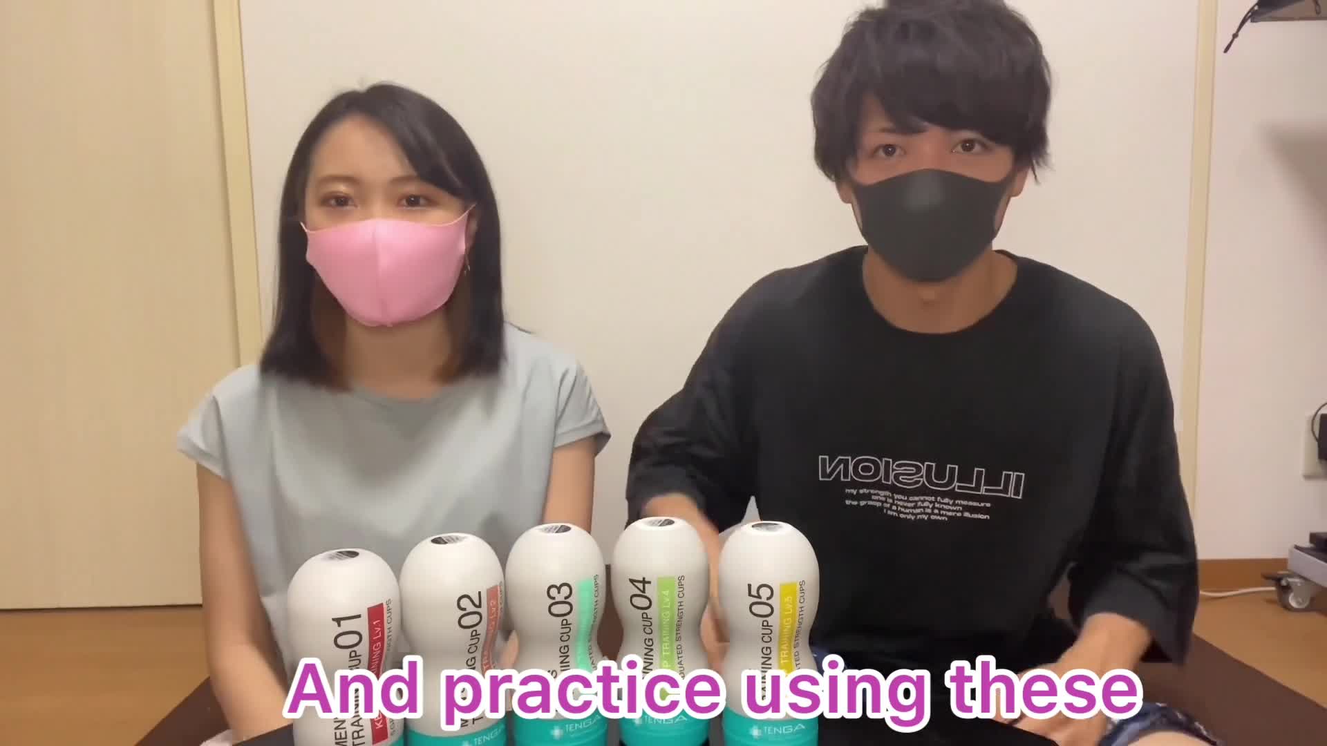 早漏改善トレーニング！オナホ寸止め手コキをしていたらガマンできずに騎乗位で腰振りしちゃう... Japanese Amateur Premature Handjob CUM - えむゆみカップル (ph60bae19f1ca6d)